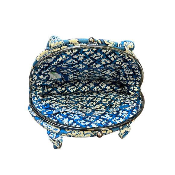 Vera Bradley Alice Shoulder‎ Bag Blue Lagoon Retired Pattern Quilted Purse - Picture 4 of 5